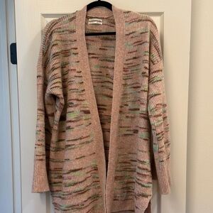 Anthropologie Oversized Women's Multicolor Knit Cardigan Sweater XL